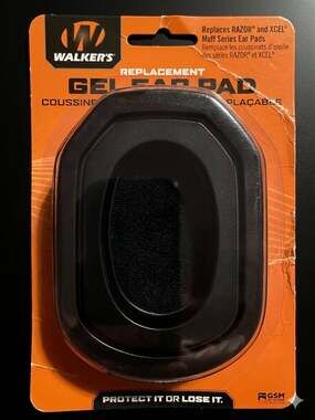 Walker's Replacement Gel Ear Pads for Razor and XCEL Muff Series